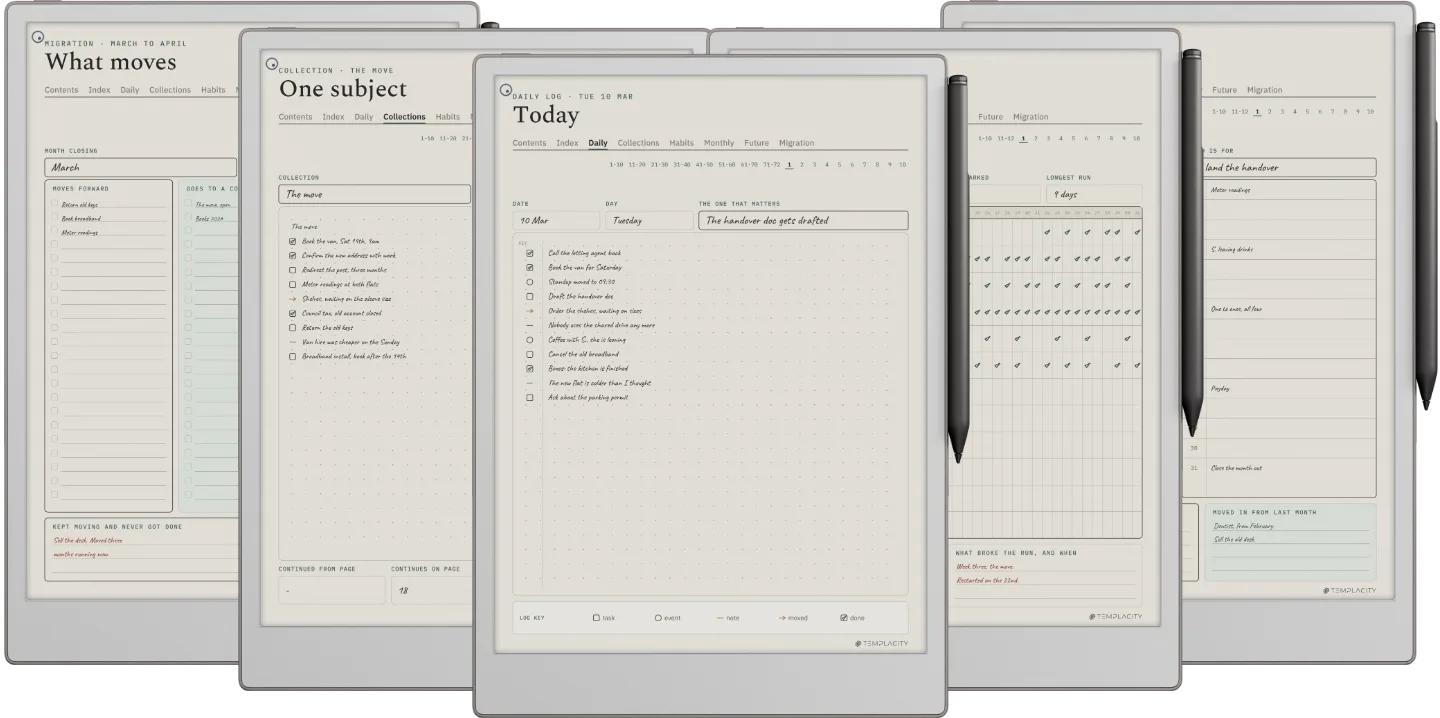 The Planner · Logbook System