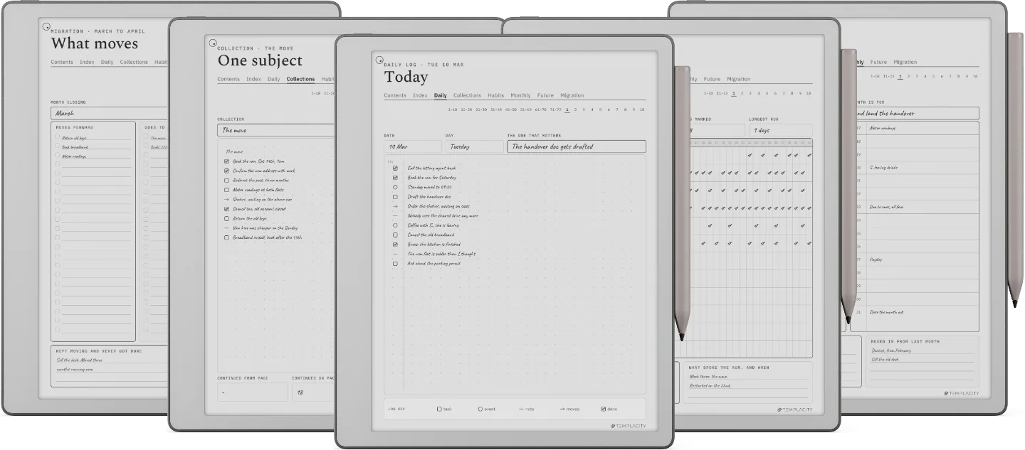 The Planner · Logbook System