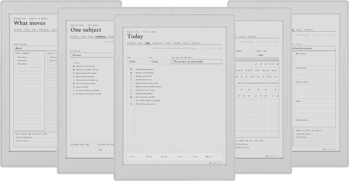The Planner · Logbook System