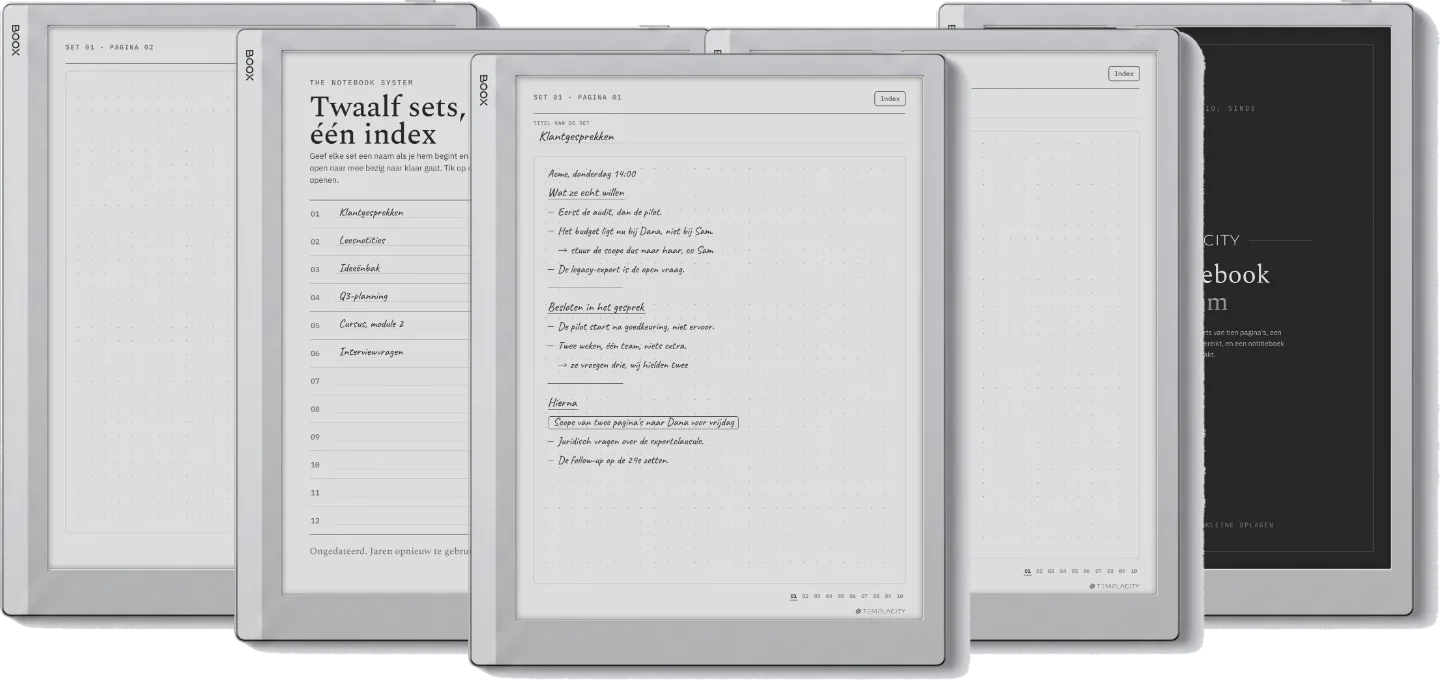 The Notebook System