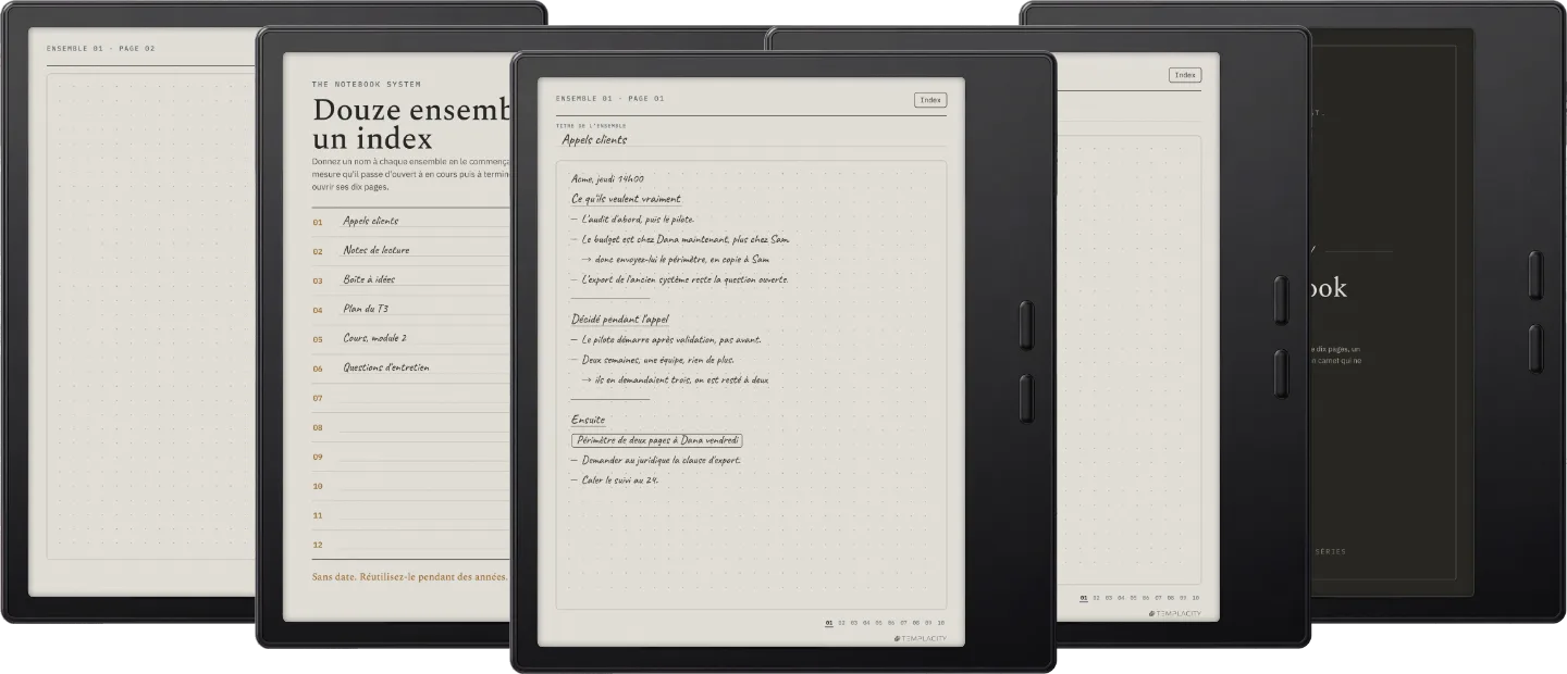 The Planner · Notebook System