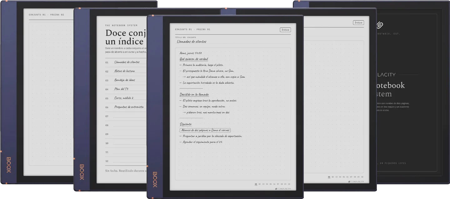 The Planner · Notebook System