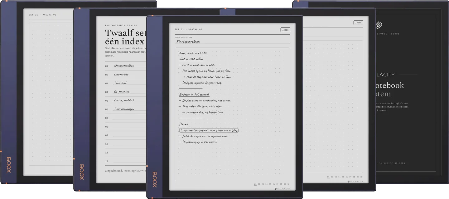 The Planner · Notebook System