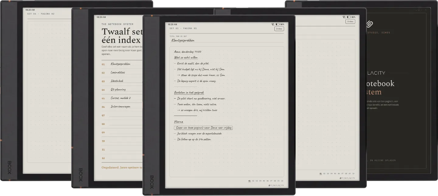 The Notebook System