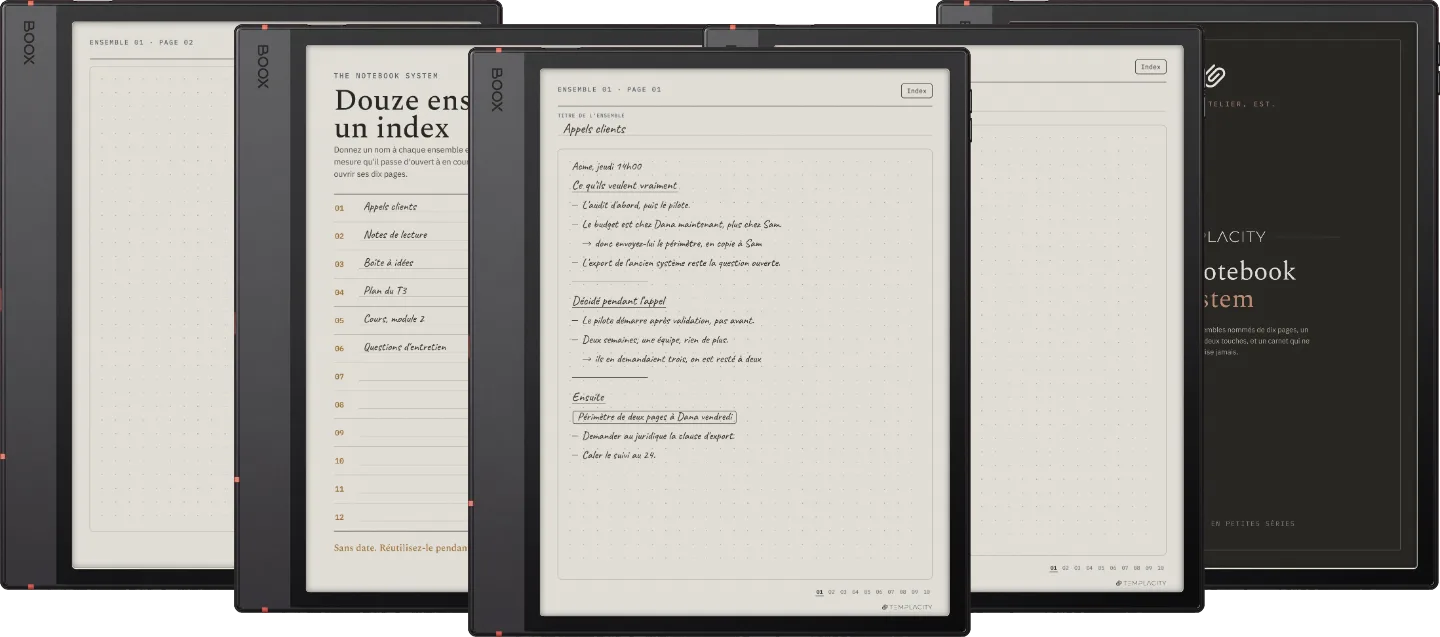 The Planner · Notebook System
