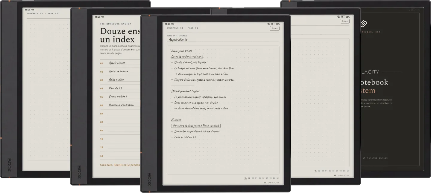 The Planner · Notebook System