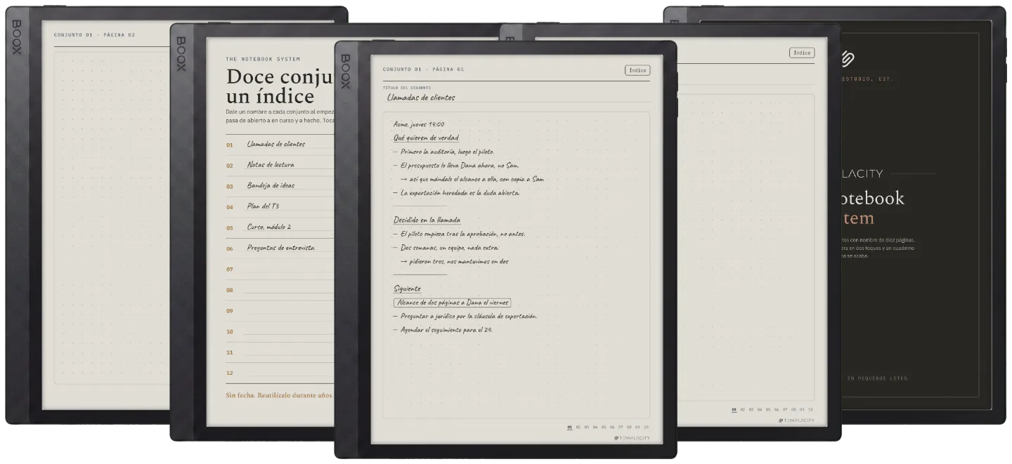 The Planner · Notebook System