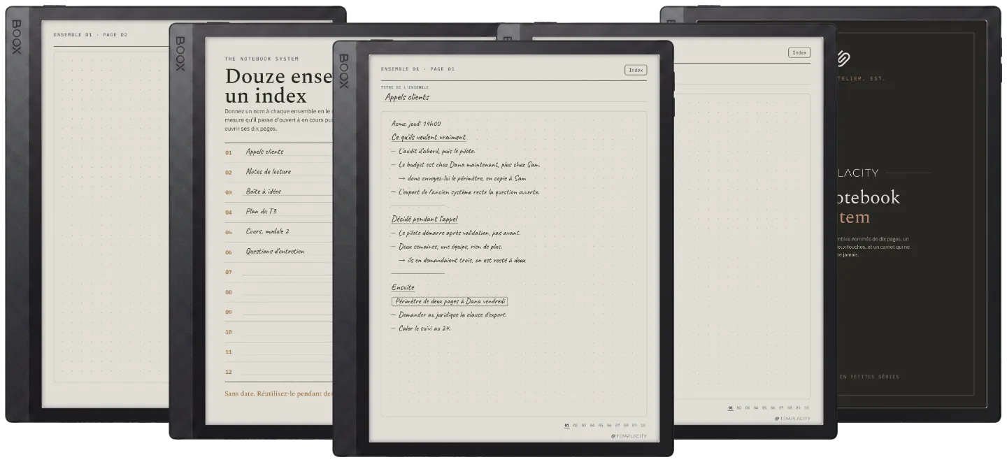 The Planner · Notebook System