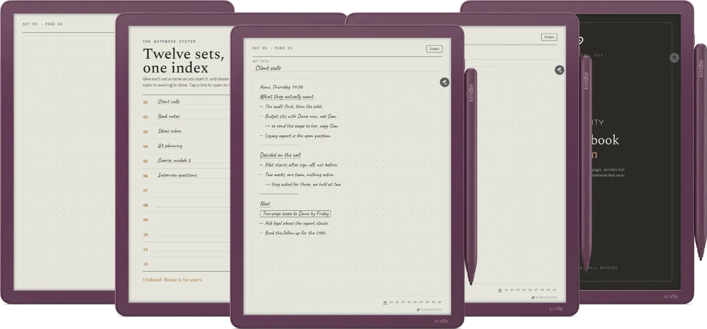 The Notebook System