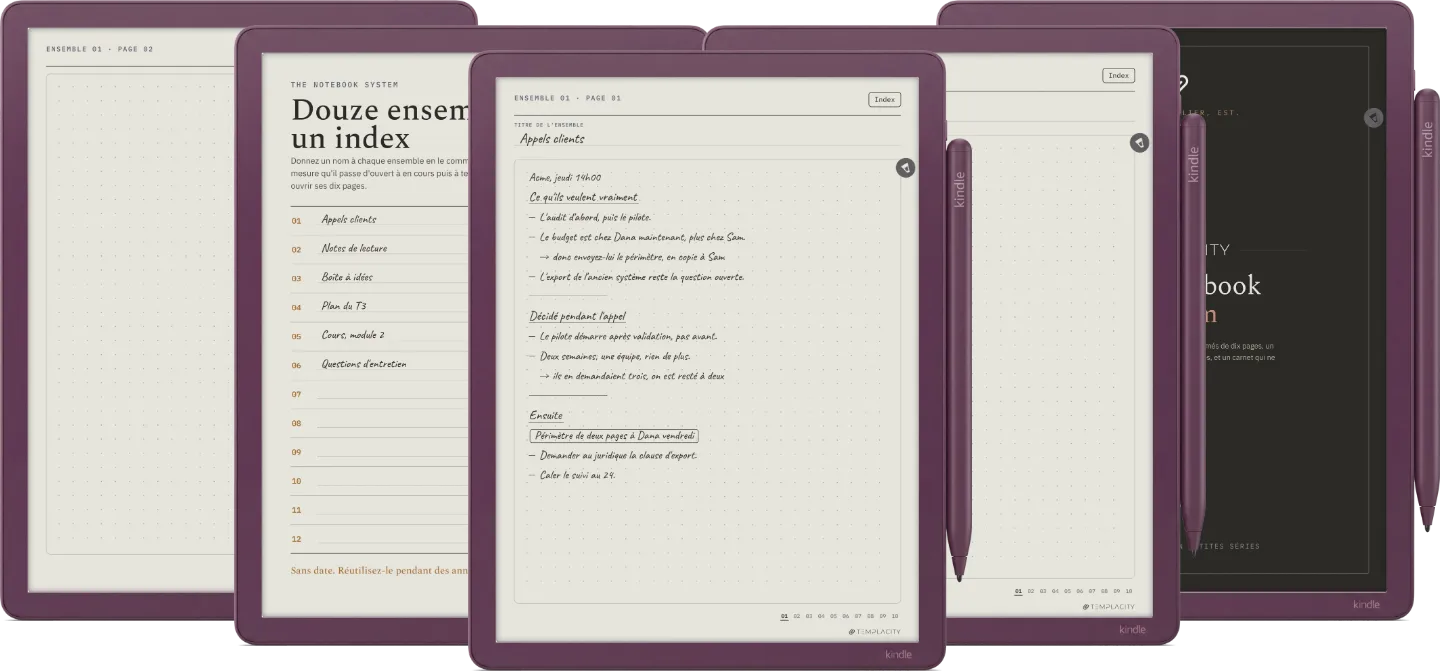 The Planner · Notebook System