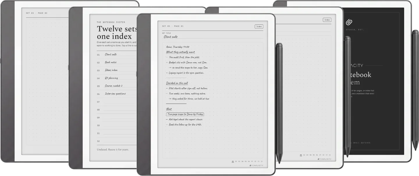 The Notebook System