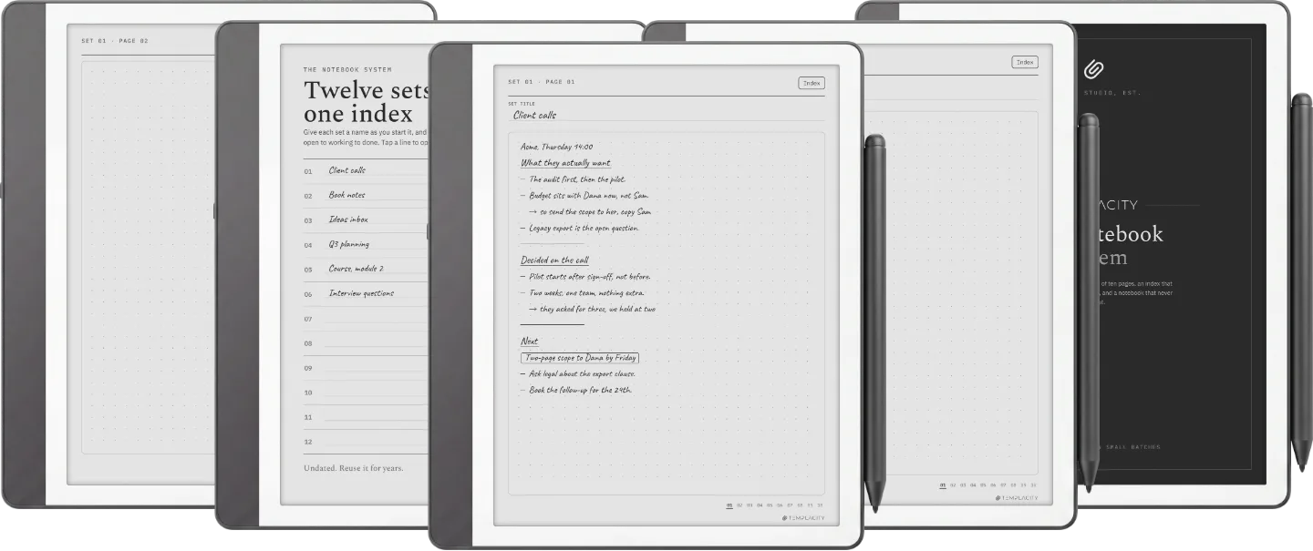 The Notebook System