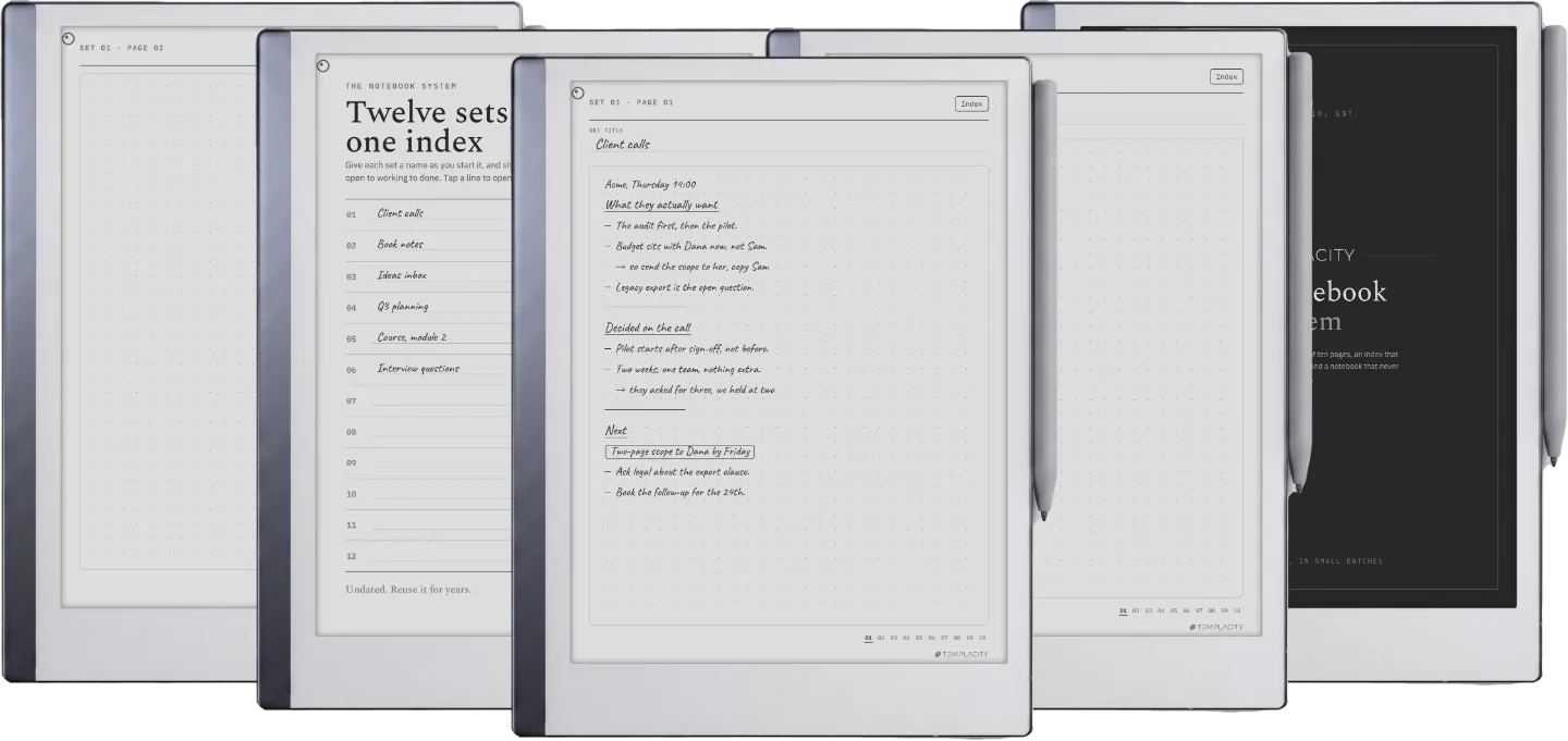 The Notebook System