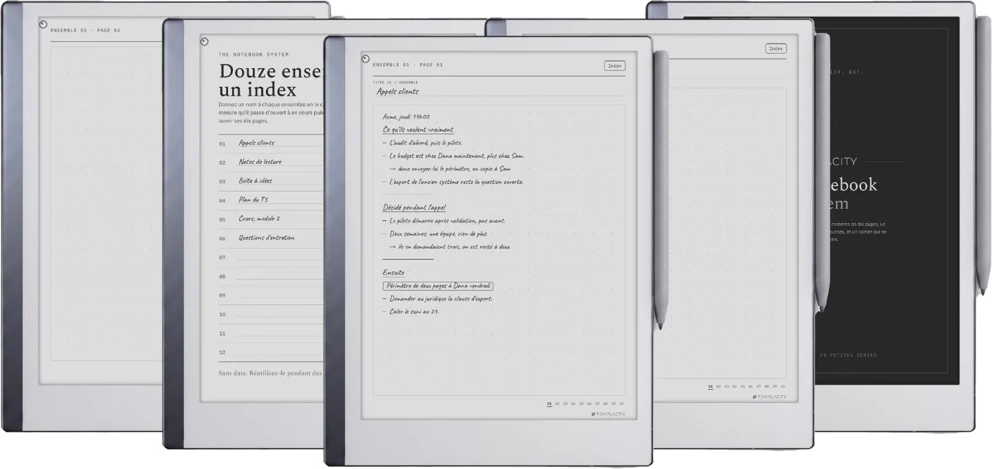 The Planner · Notebook System