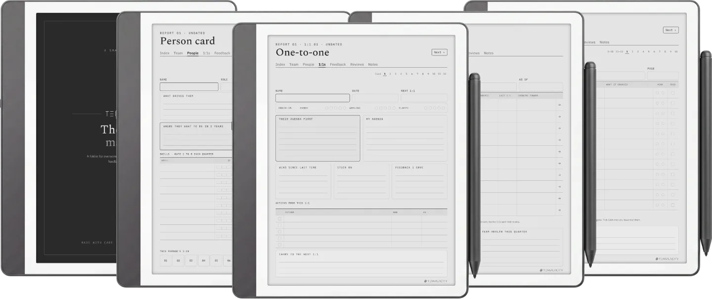 People Manager Planner