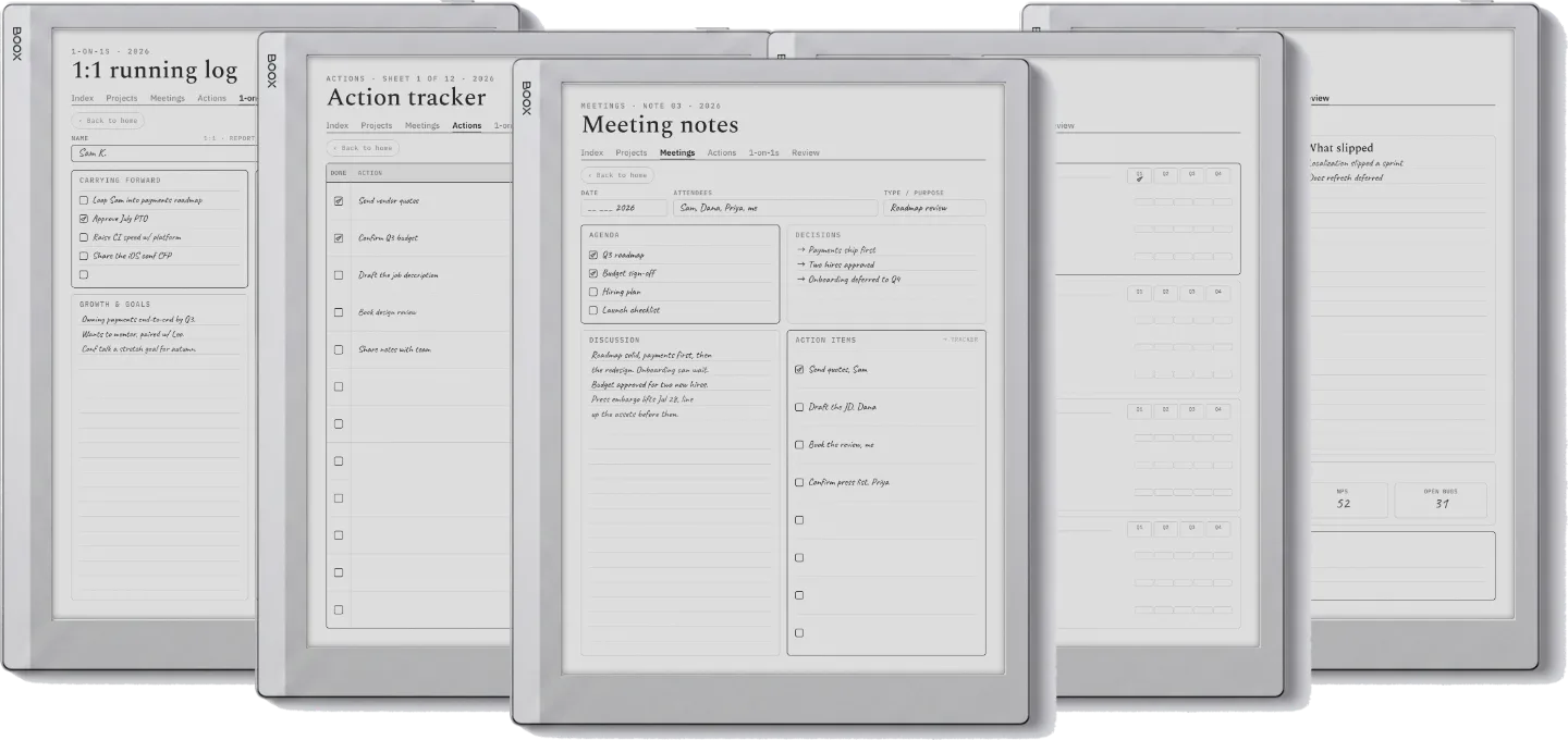 The Planner · Work