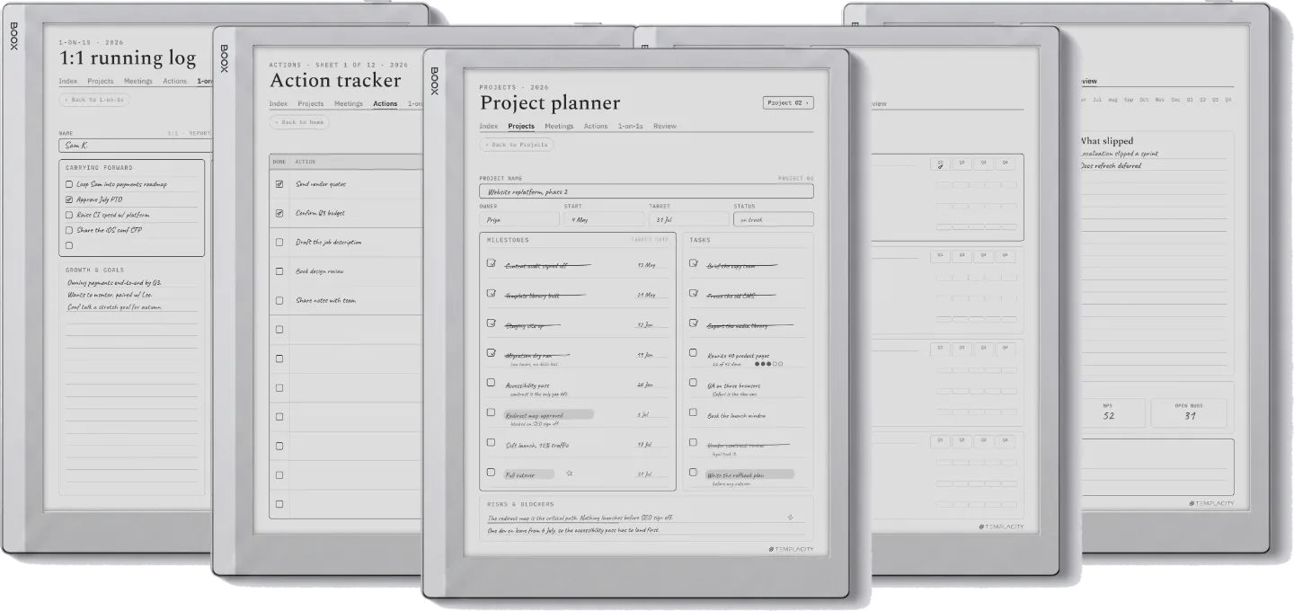 The Planner · Work
