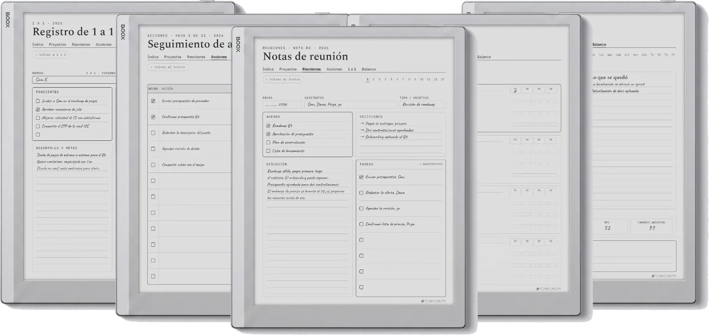 The Planner · Trabajo