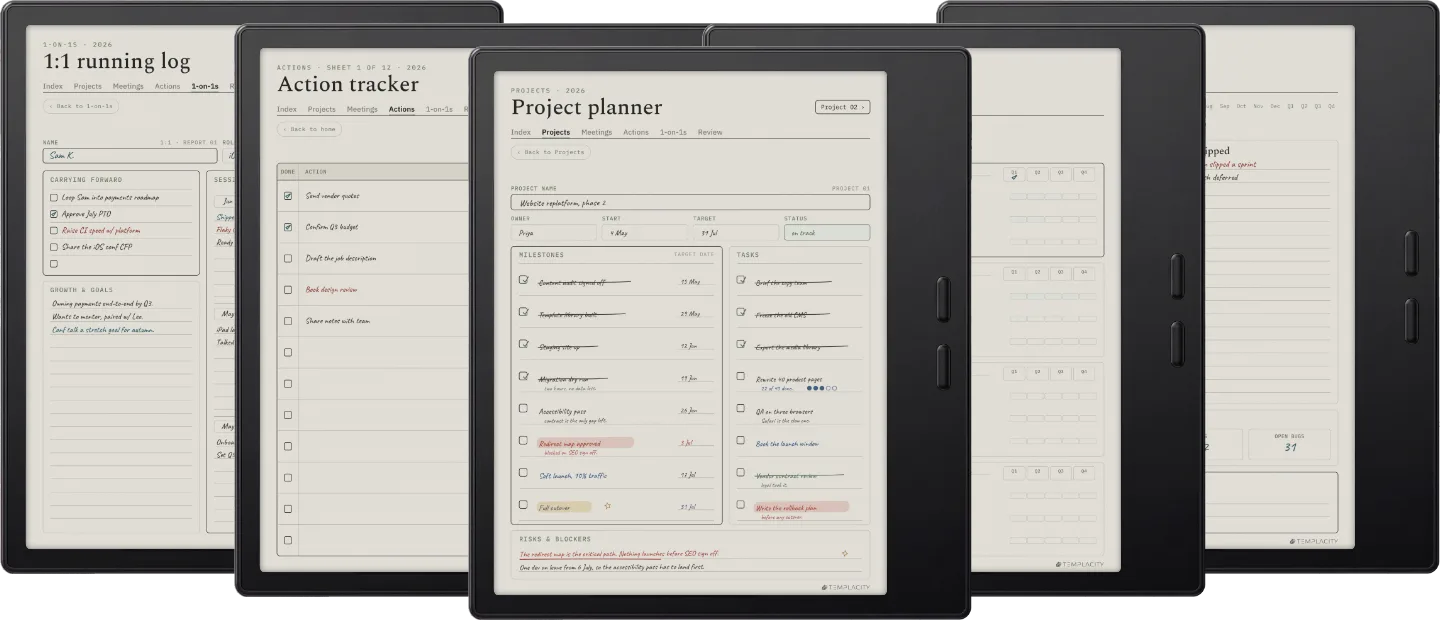 The Planner · Work