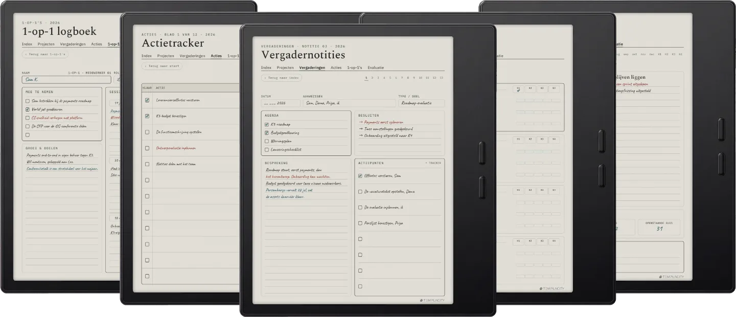 The Planner · Werk