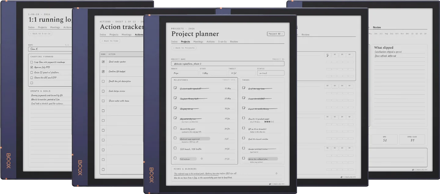 The Planner · Work