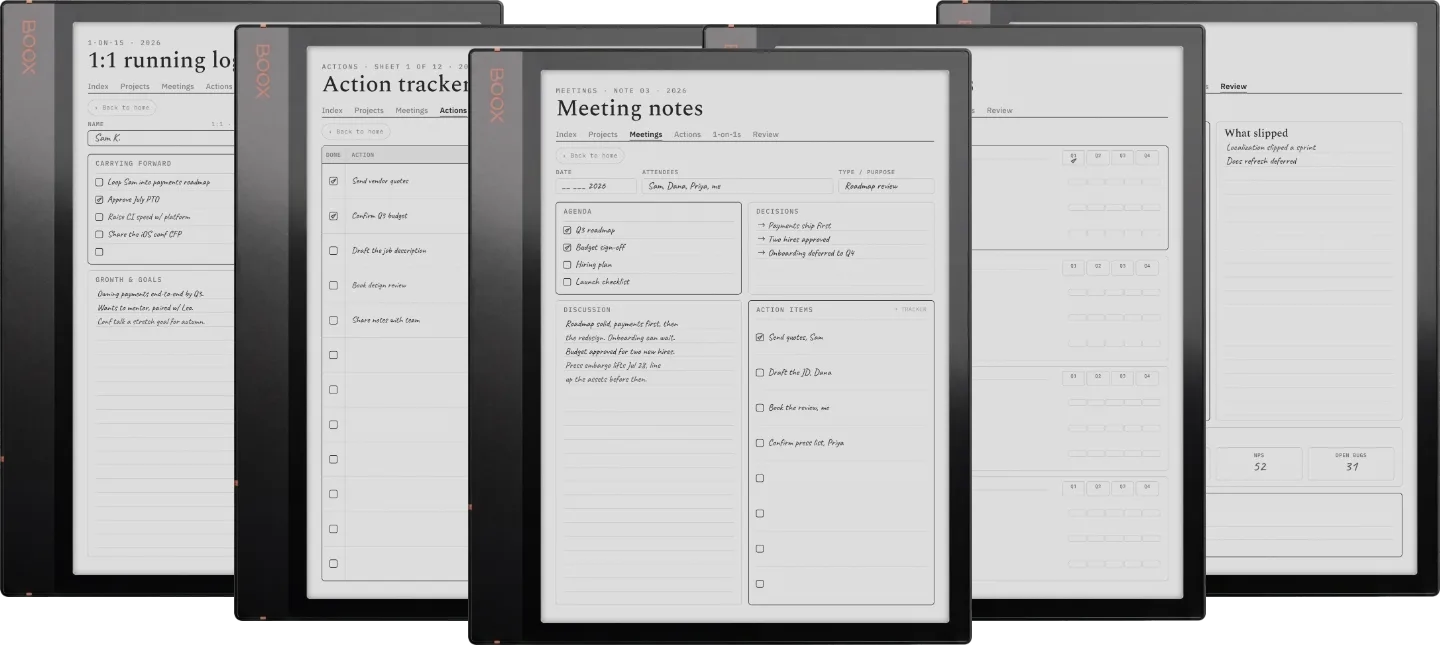 The Planner · Work