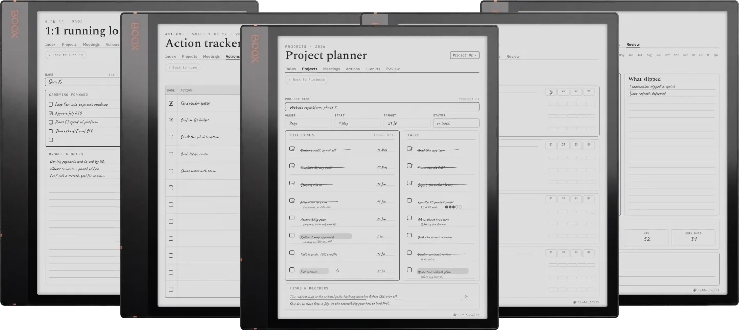 The Planner · Work
