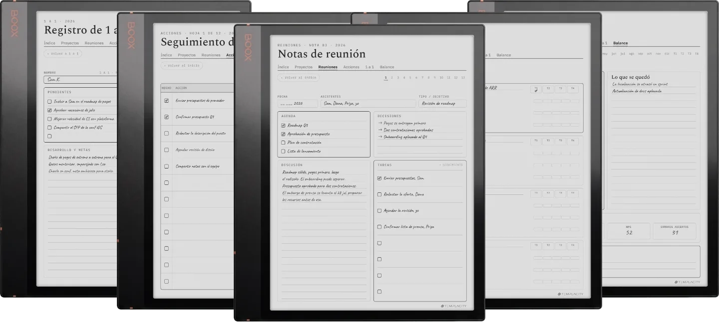 The Planner · Trabajo