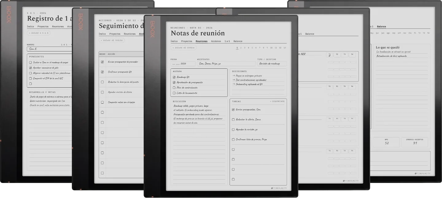The Planner · Trabajo