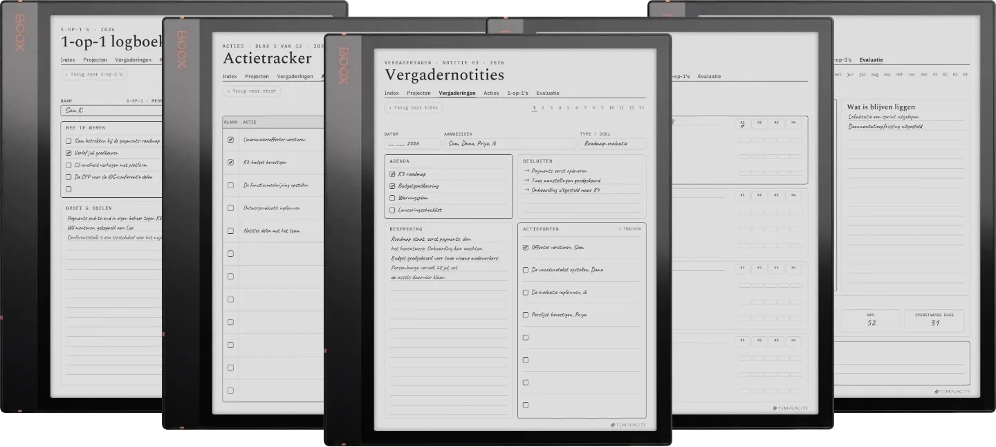 The Planner · Werk