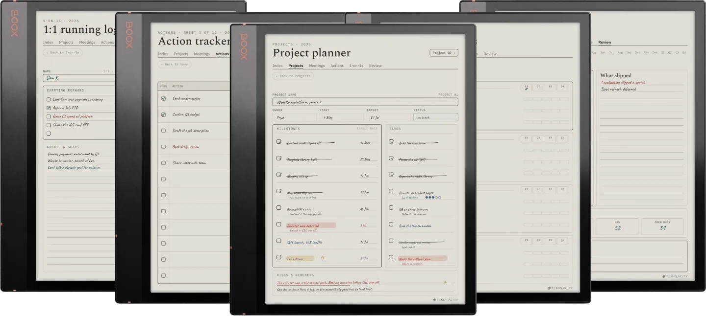The Planner · Work