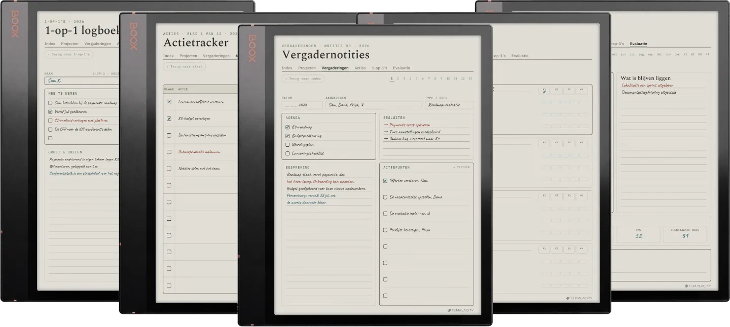 The Planner · Werk