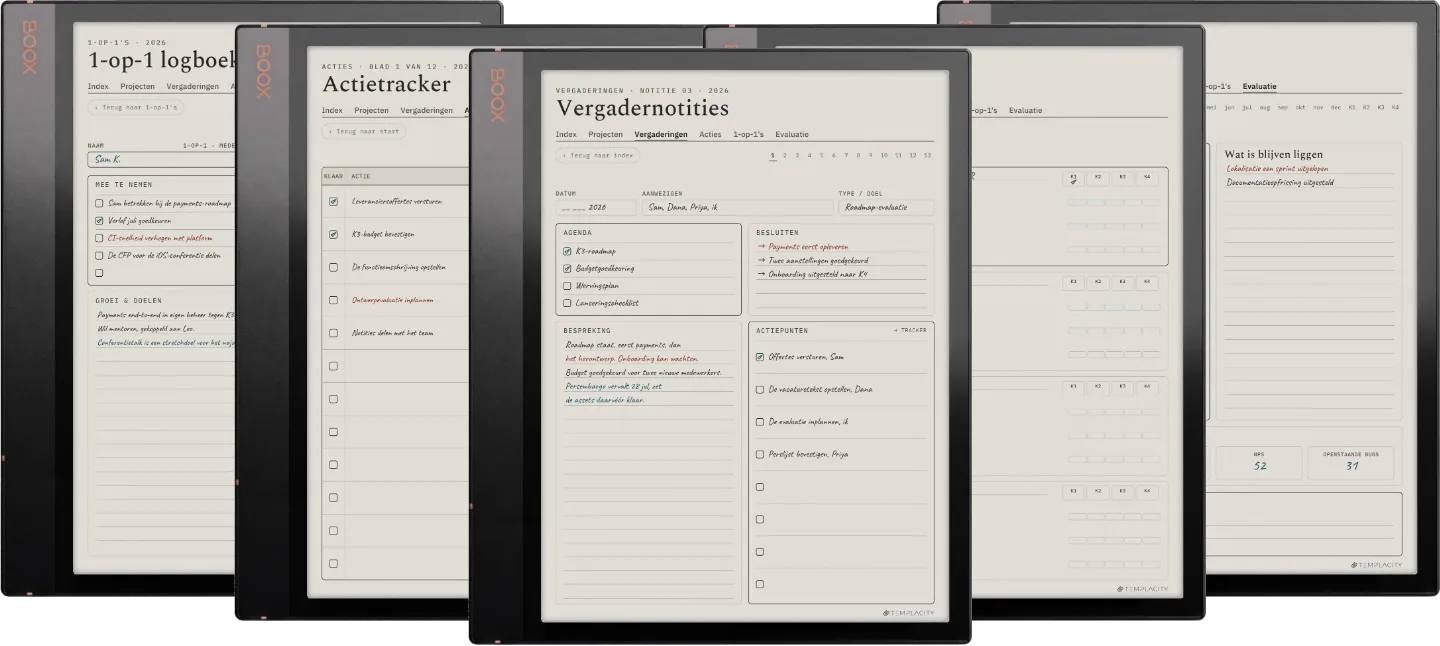 The Planner · Werk