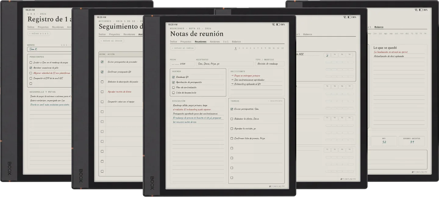 The Planner · Trabajo