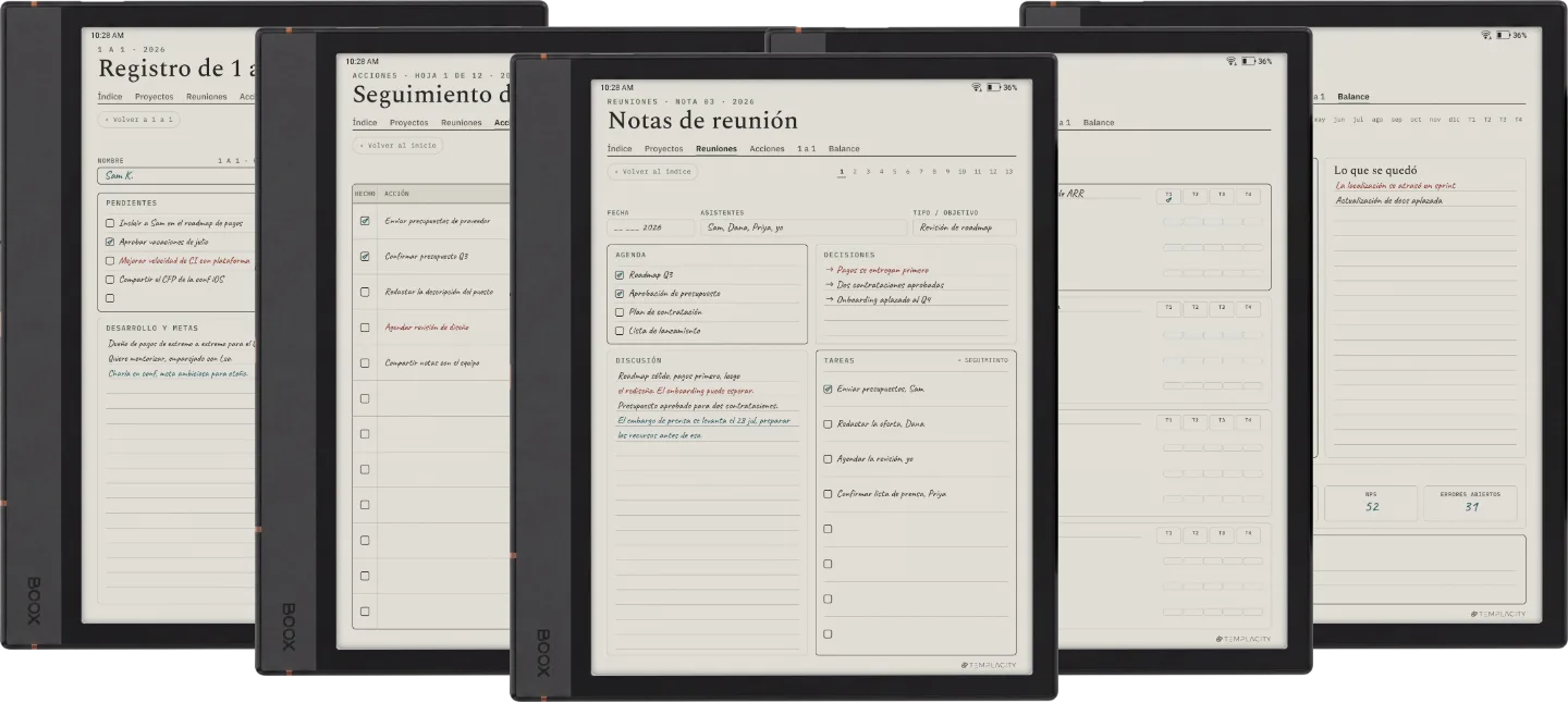 The Planner · Trabajo