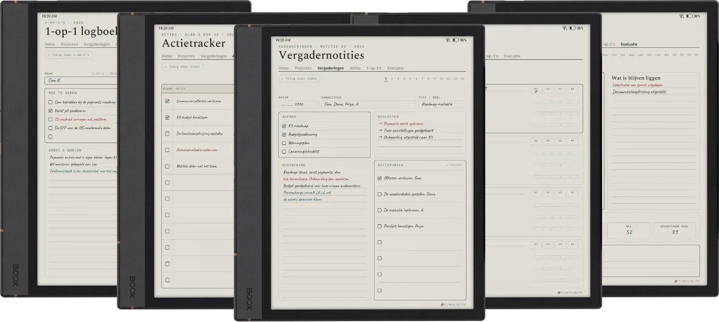 The Planner · Werk