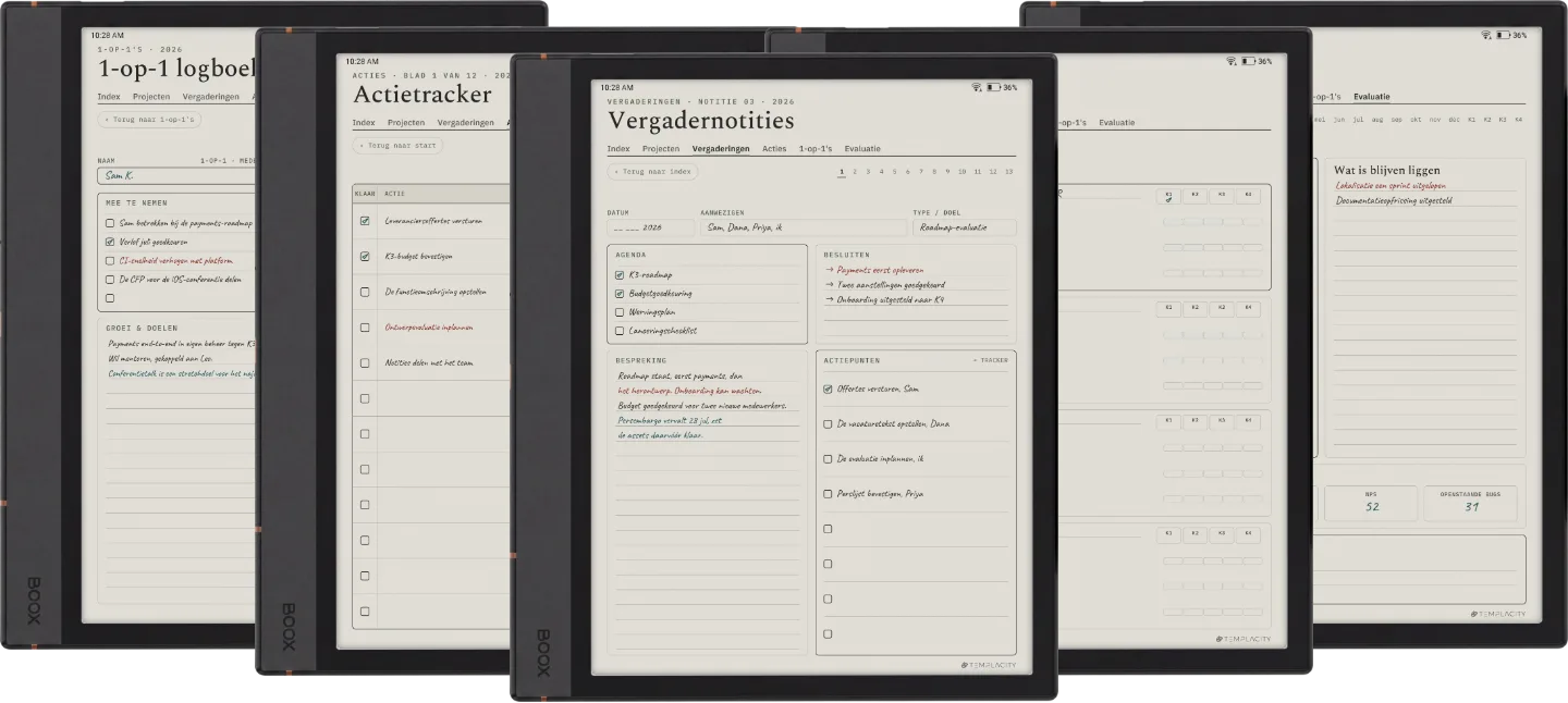 The Planner · Werk