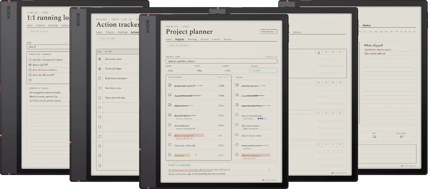 The Planner · Work