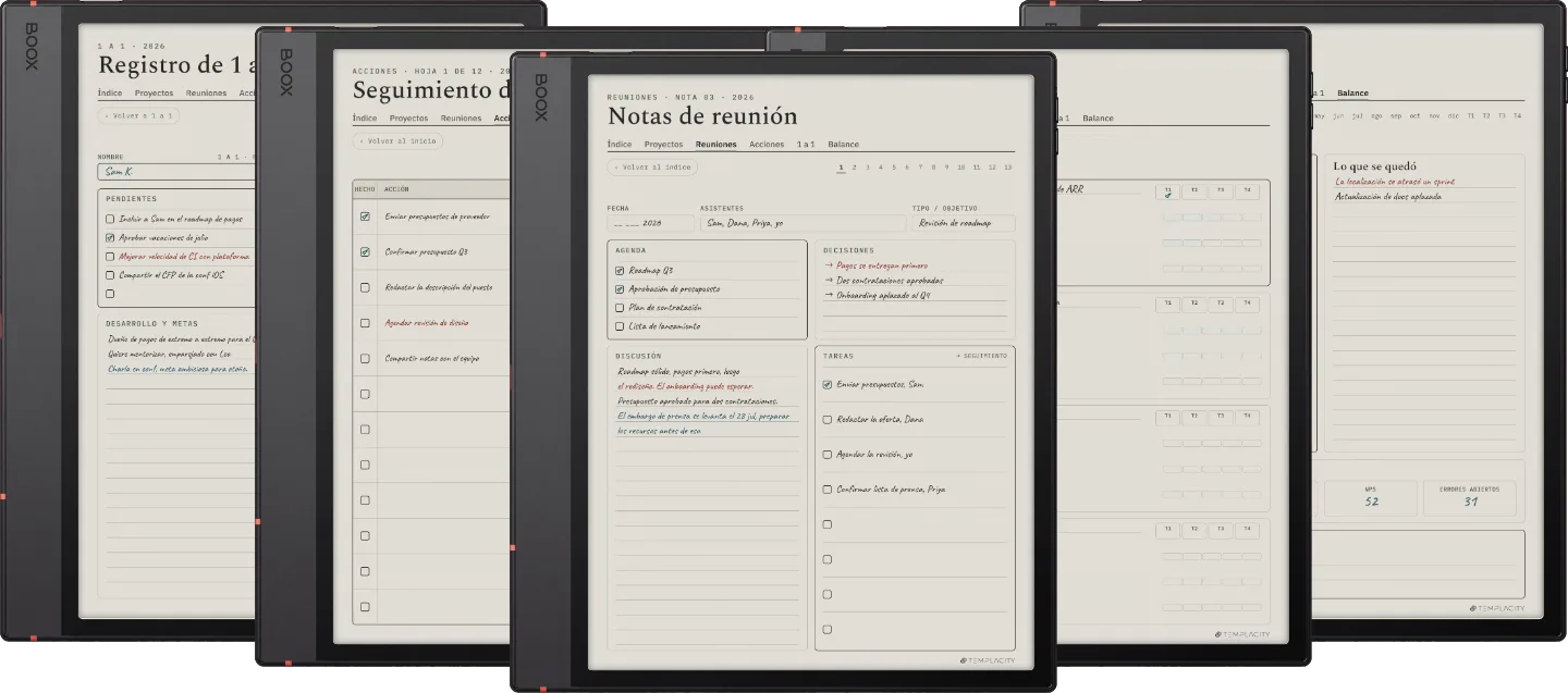 The Planner · Trabajo