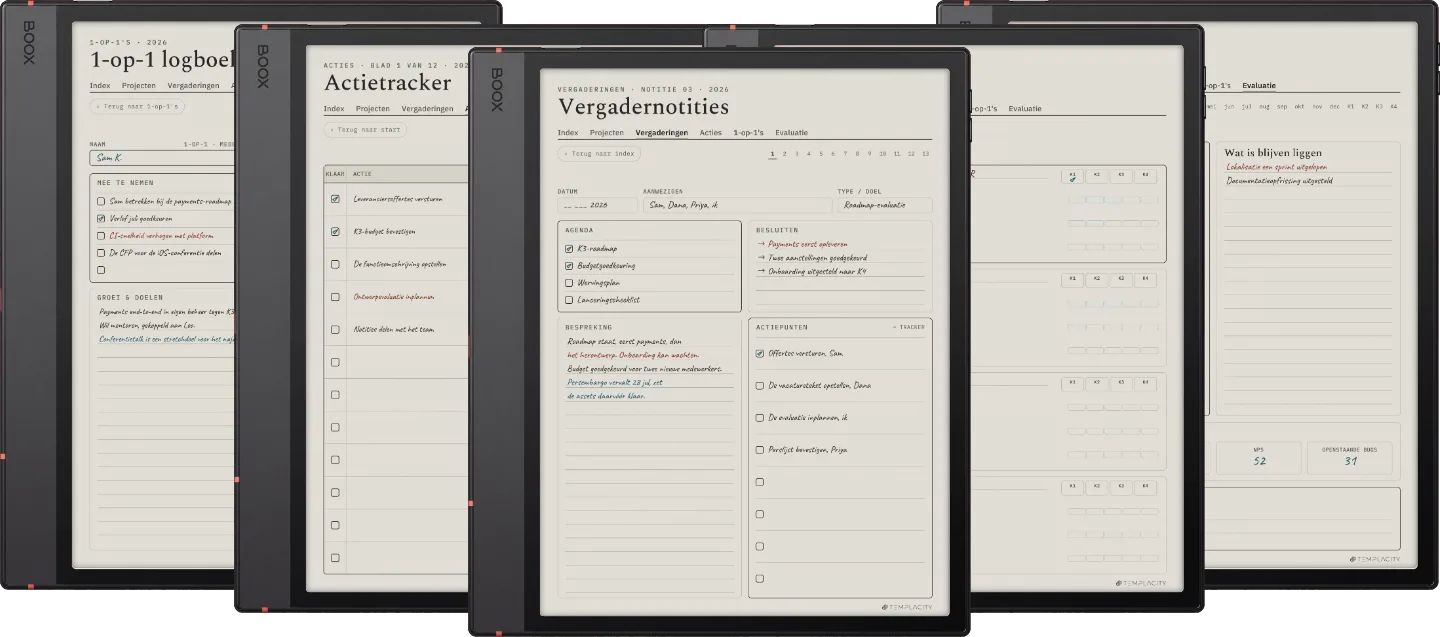 The Planner · Werk