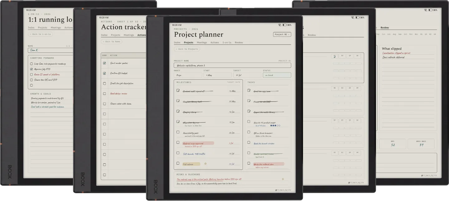 The Planner · Work
