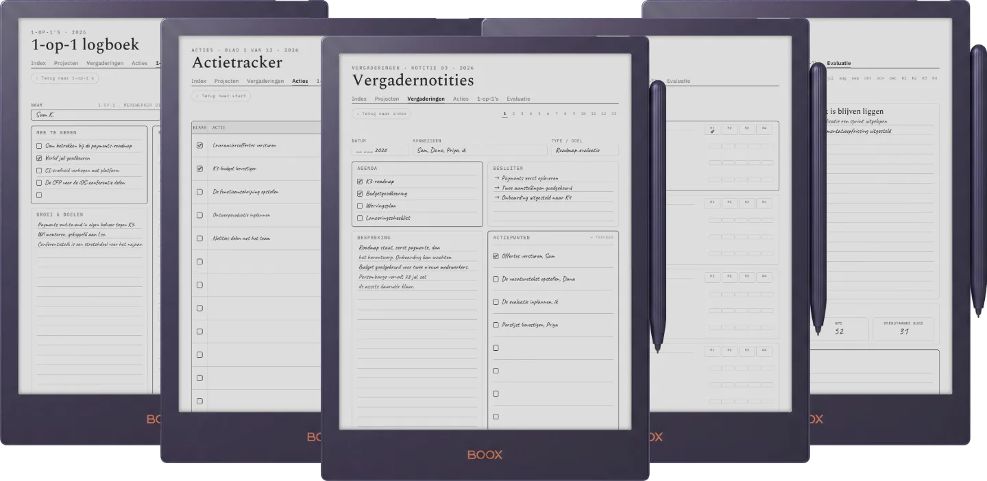 The Planner · Werk