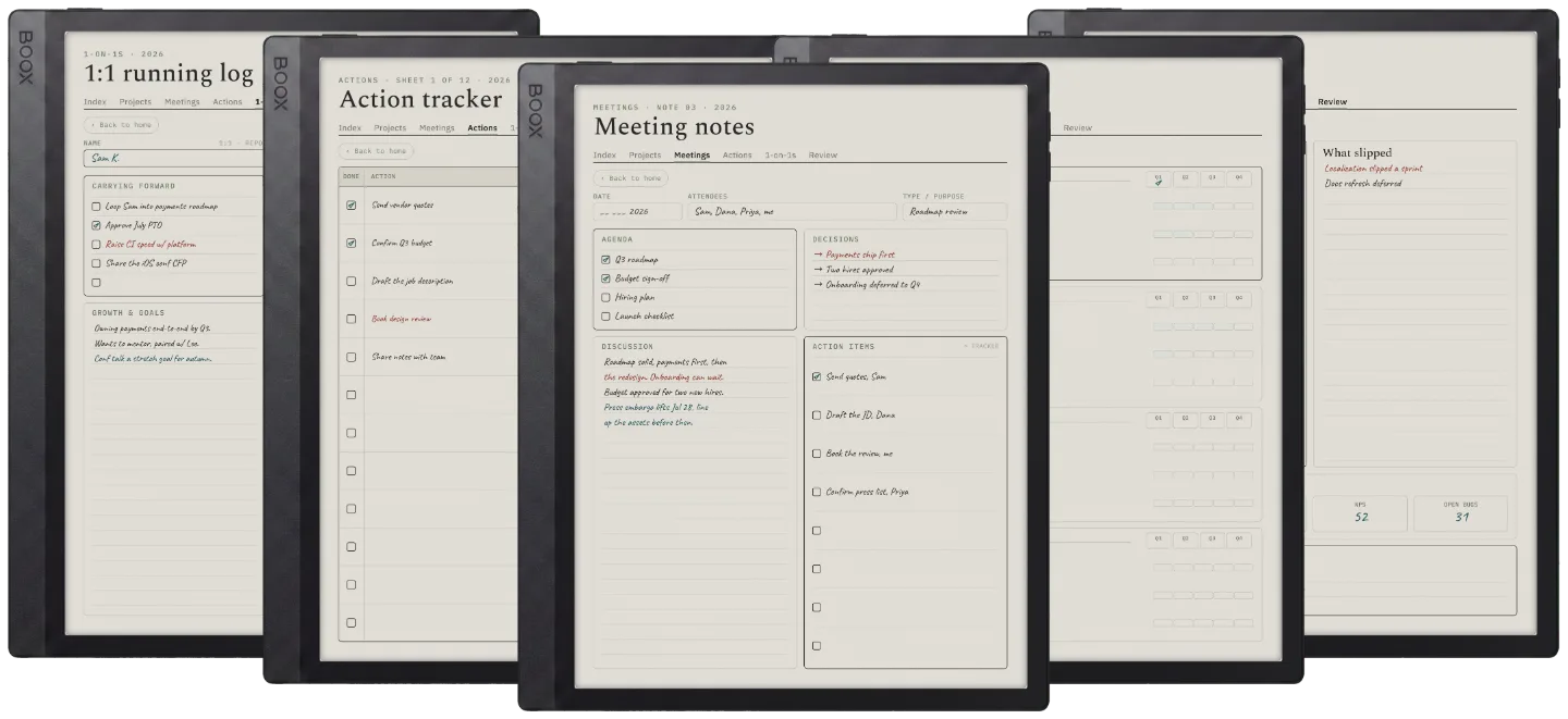 The Planner · Work