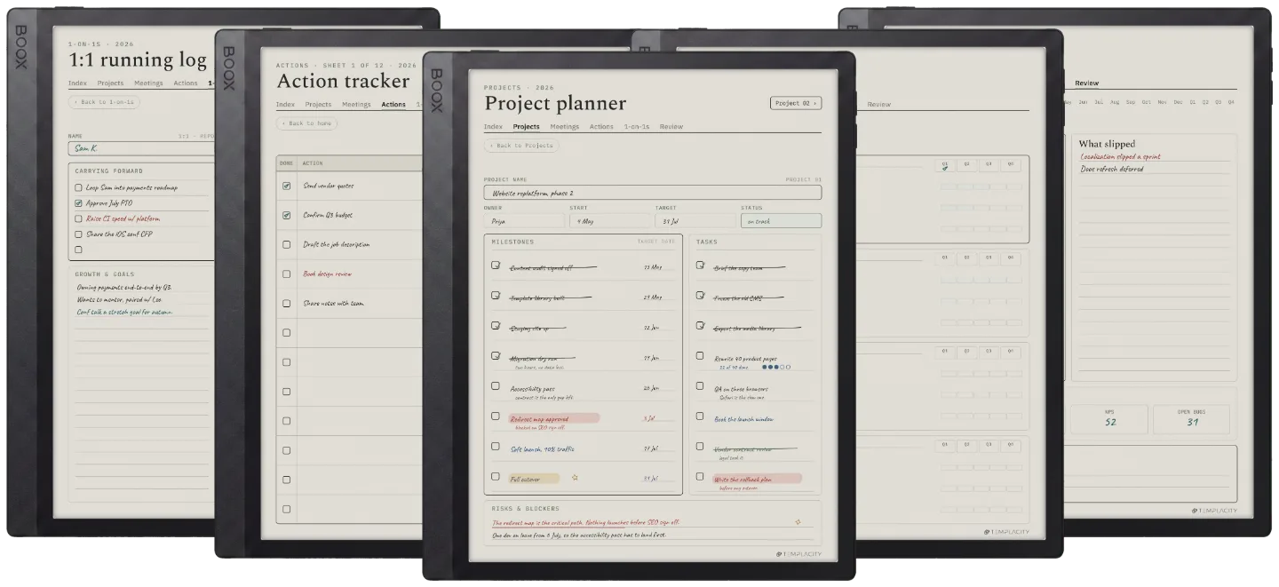 The Planner · Work