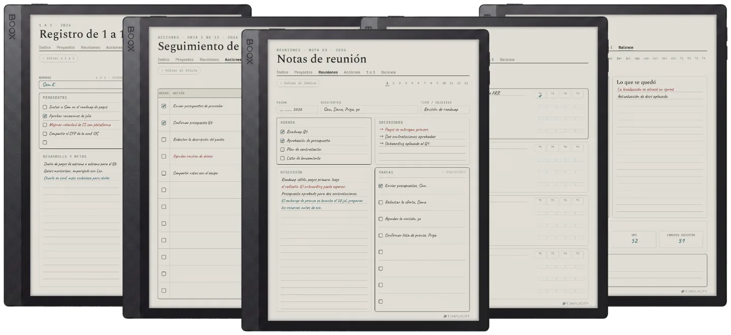 The Planner · Trabajo