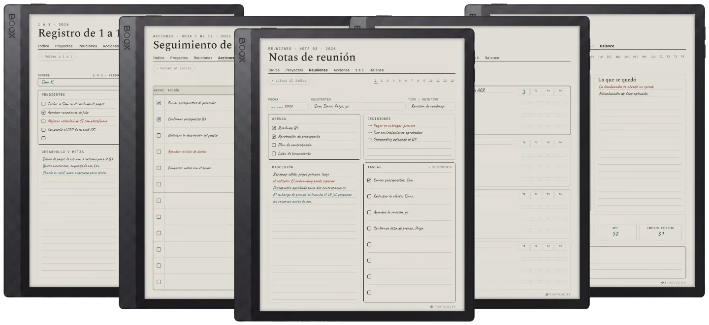 The Planner · Trabajo
