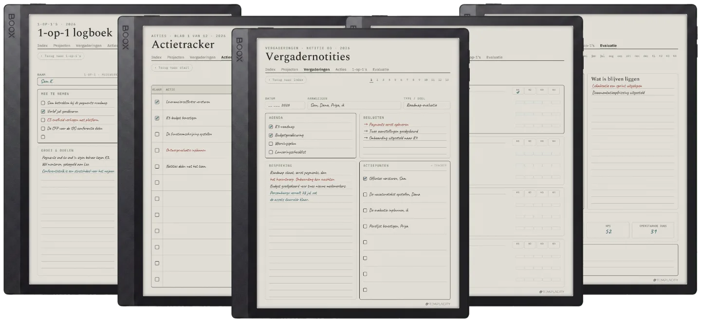 The Planner · Werk