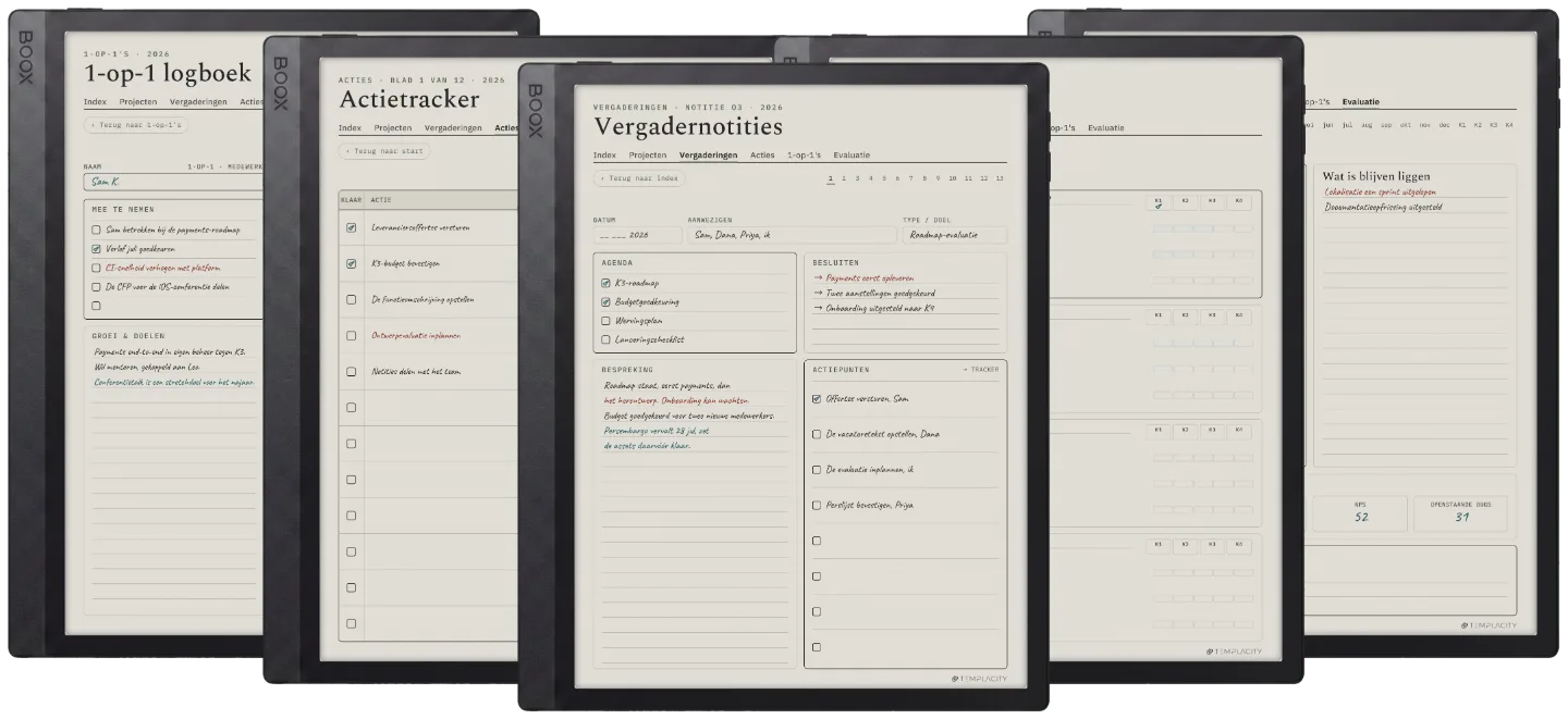 The Planner · Werk