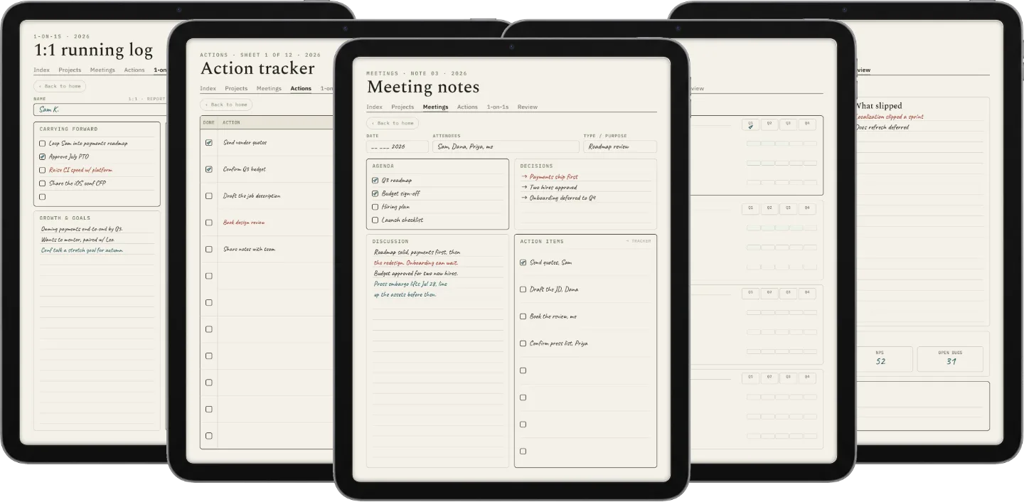 The Planner · Work
