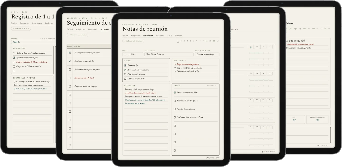 The Planner · Trabajo